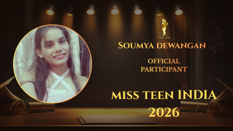 Soumya Dewangan – Official Participant of Miss Teen India 2026 | DK Pageant